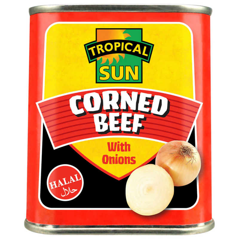 Tropical Sun Corned Beef Halal 12 x 340g | London Grocery