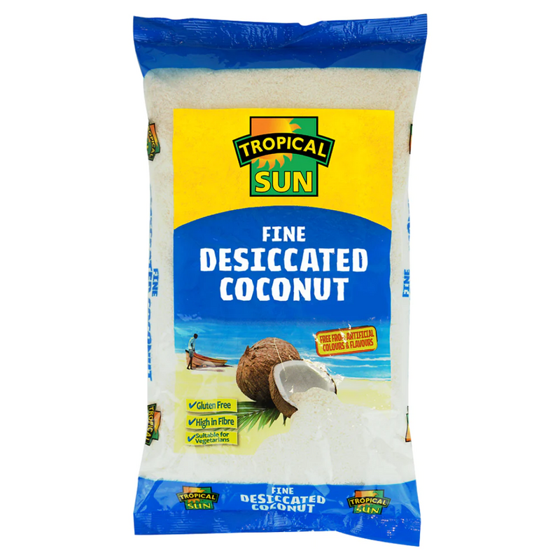 Tropical Sun Desiccated Coconut Fine 6 x 1kg | London Grocery