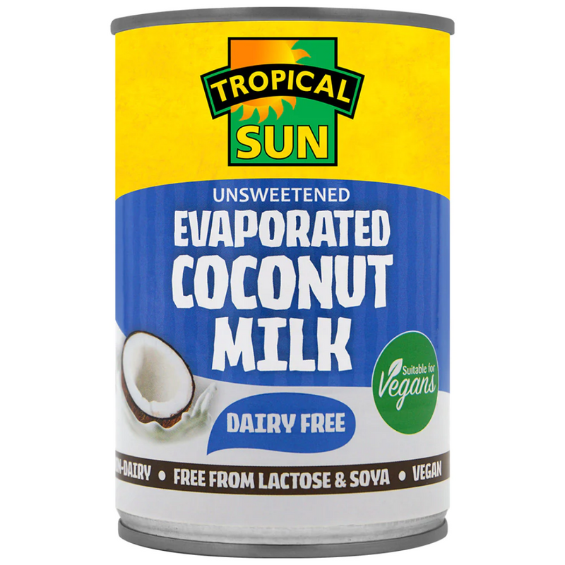 Tropical Sun Evaporated Coconut Milk (Dairy-Free) 6 x 400ml | London Grocery