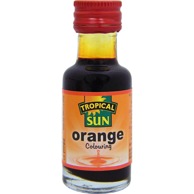 Tropical Sun Food Colour Orange 12 x 28ml | London Grocery