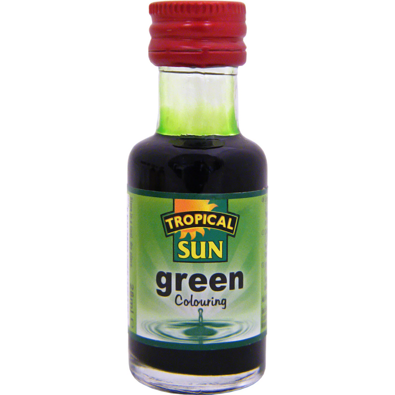 Tropical Sun Food Colour Green 12 x 28ml | London Grocery