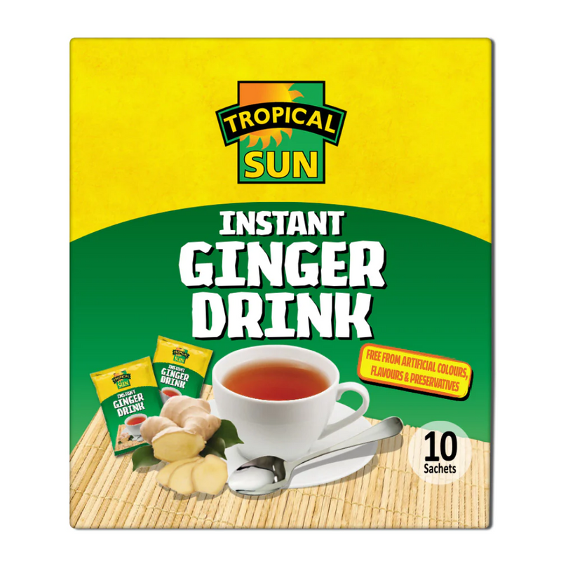 Tropical Sun Instant Ginger Box 30 x 10 x 18g | London Grocery