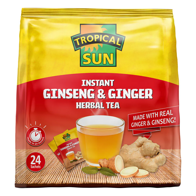 Tropical Sun Instant Ginseng & Ginger Packet 15 x 24’s | London Grocery