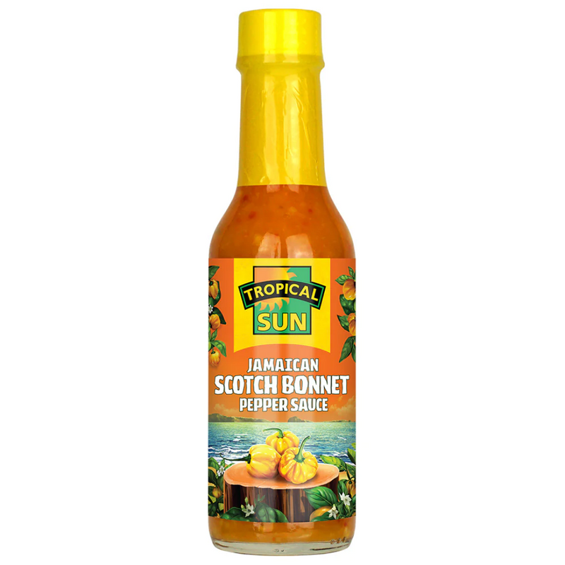 Tropical Sun Jamaican Scotch Bonnet Sauce 12 x142ml | London Grocery