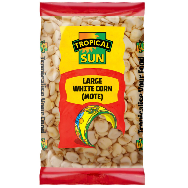 Tropical Sun Large White Corn (Mote) 10 x 500g | London Grocery
