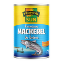 Tropical Sun Mackerel in Brine 12 x 400g | London Grocery