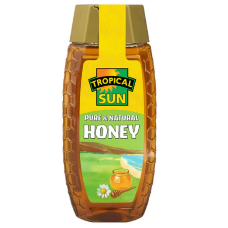 Tropical Sun Organic Honey Squeezy 6 x 340g | London Grocery