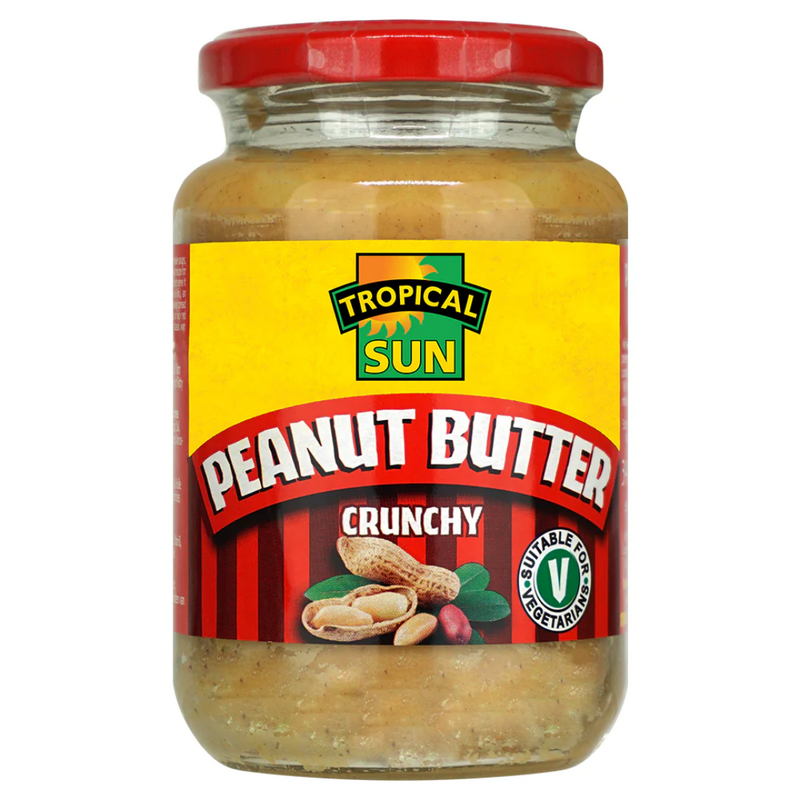 Tropical Sun Peanut Butter Crunchy 12 x 340g | London Grocery