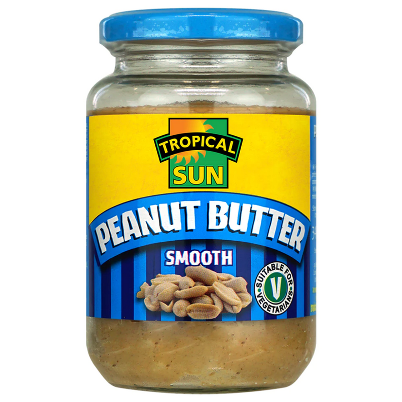 Tropical Sun Peanut Butter Smooth 12 x 340g | London Grocery