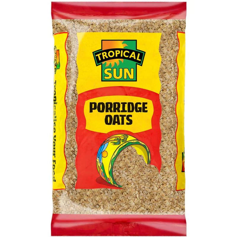 Tropical Sun Porridge Oats 6 x 1kg | London Grocery