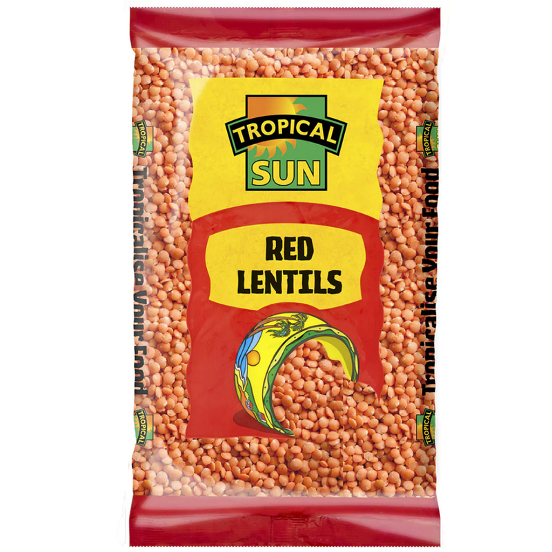 Tropical Sun Red Lentils 6 x 2kg | London Grocery