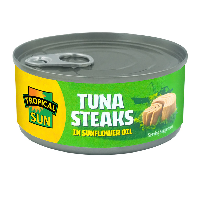 Tropical Sun Tuna Steak in Sunflower Oil 6 x 160g | London Grocery