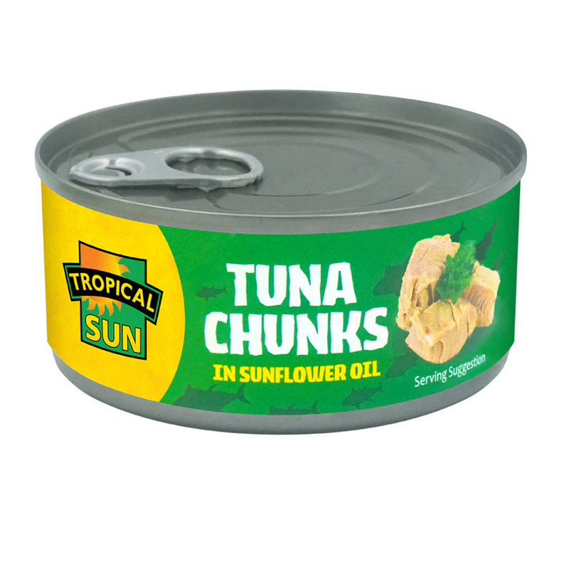 Tropical Sun Tuna Chunks in Sunflower Oil 48 x 160g | London Grocery