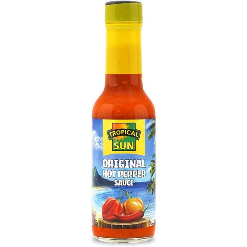 Tropical Sun West Indian Hot Pepper Sauce 12 x 150ml | London Grocery