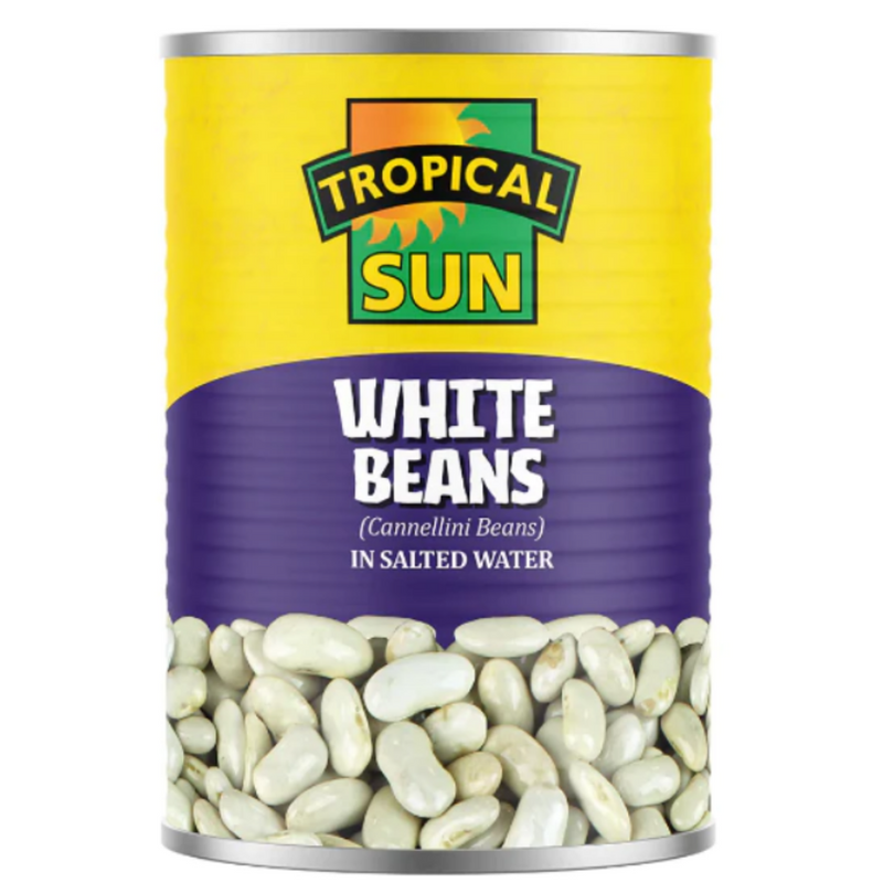 Tropical Sun White Kidney Beans 12 x 400g | London Grocery