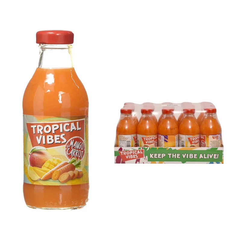 Tropical Vibes Mango Carrot Mega 12 x 532ml | London Grocery