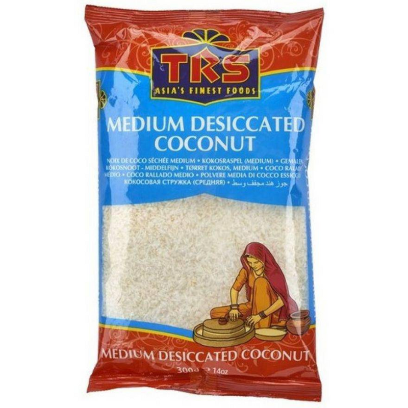 TRS Desiccated Coconut Medium 10 x 300g | London Grocery
