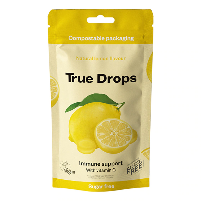 True Drops Natural Lemon 70g | London Grocery