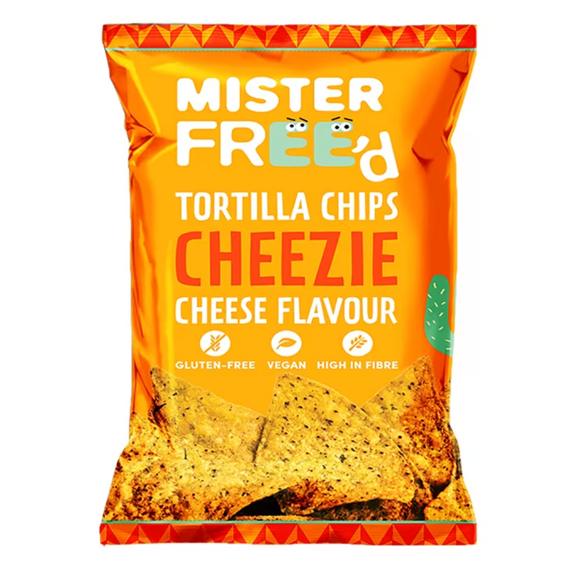 Mister Free'd Tortilla Cheezie Cheese Chips 135g | London Grocery