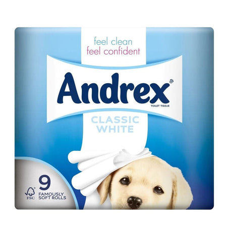 Andrex Super Soft Toilet Rolls 9 pcs - London Grocery