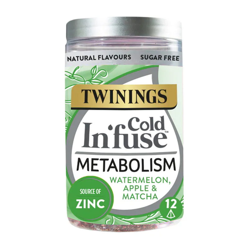 Twinings Cold In’Fuse Metabolism with Zinc 12 Infusers | London Grocery