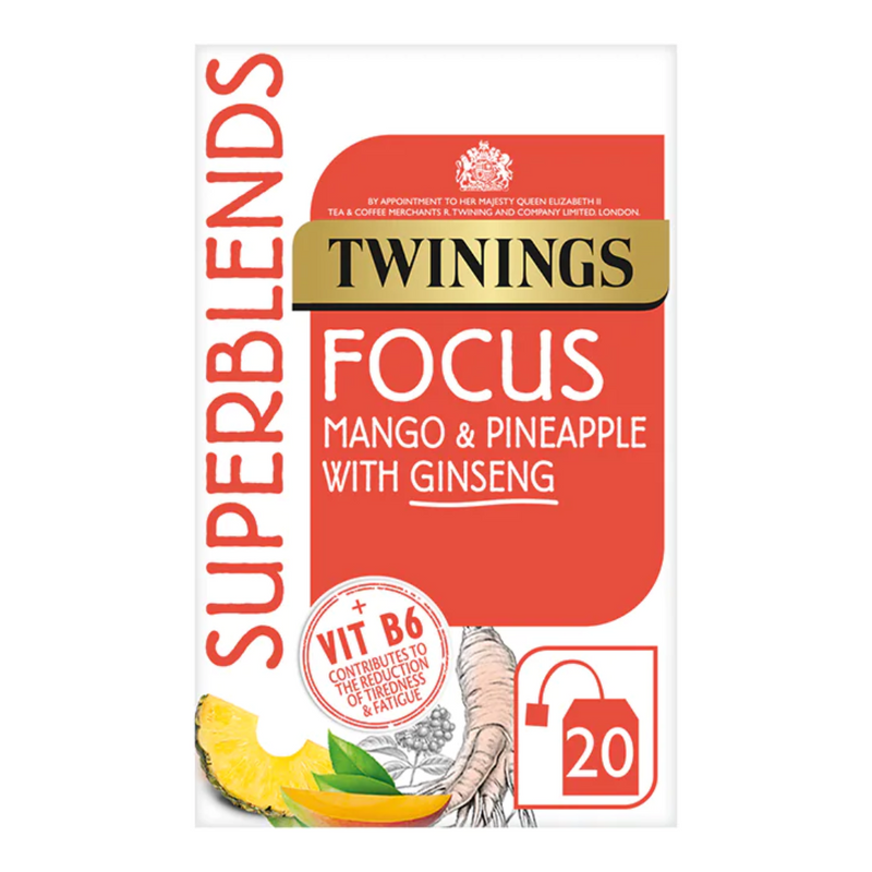 Twinings Superblends Focus 20 Tea Bags | London Grocery