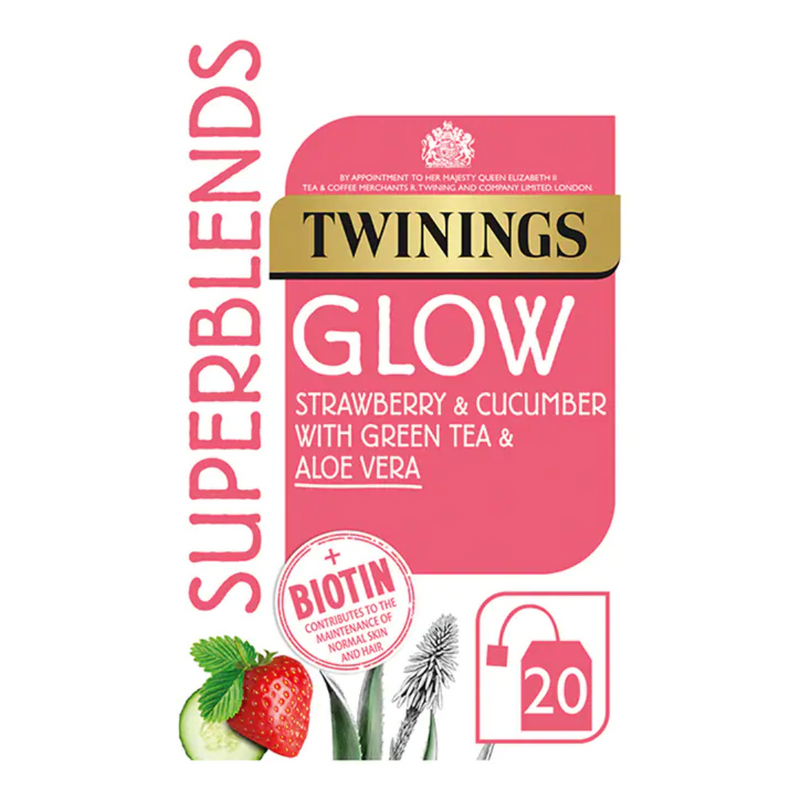 Twinings Superblends Glow 20 Tea Bags | London Grocery