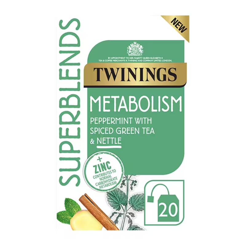 Twinings Superblends Metabolism 20 Bags | London Grocery