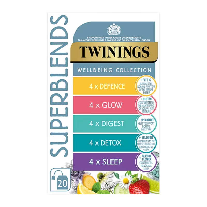 SuperBlends Wellbeing Collection 20 Bags | London Grocery