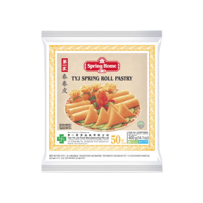 TYJ Spring Roll Pastry 150mm x 50 Sheets 400gr | London Grocery
