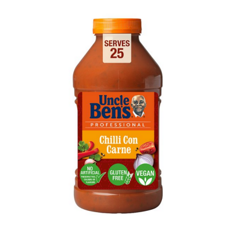 Uncle Bens Chilli Con Carne Sauce 2.29kg x 2 cases  - London Grocery