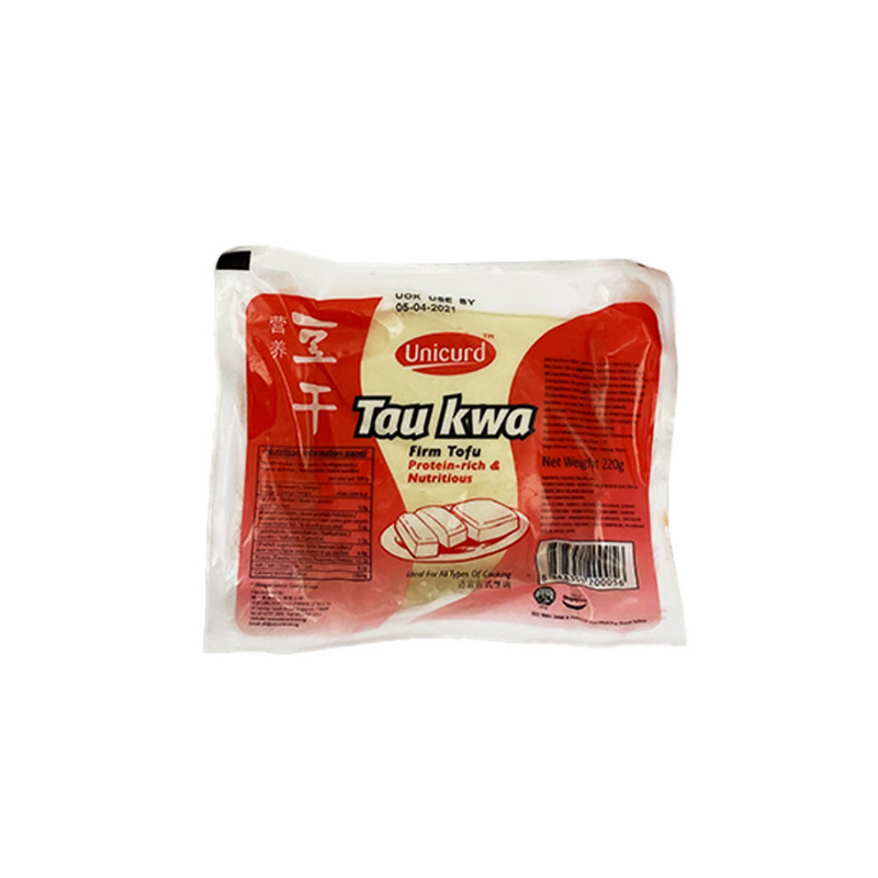 Unicurd Tau Kwa (Soy Bean Cake) 220gr-London Grocery