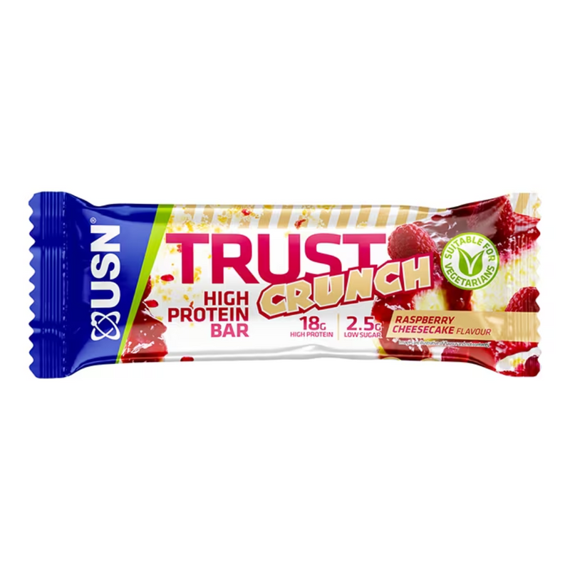 USN Trust Crunch Protein Bar Raspberry Cheesecake 60g | London Grocery