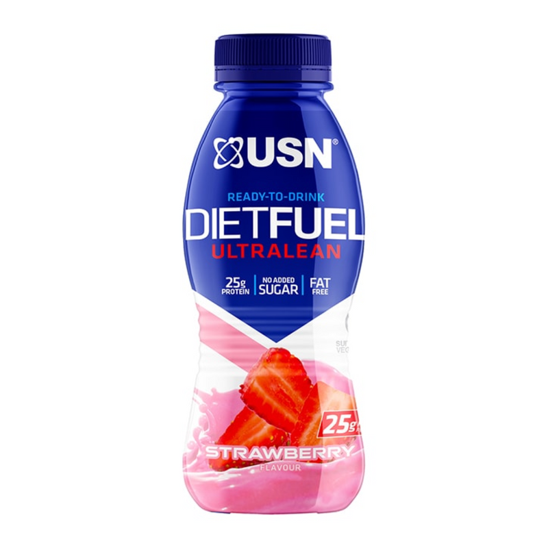USN Diet Fuel Ultralean Strawberry 330ml | London Grocery