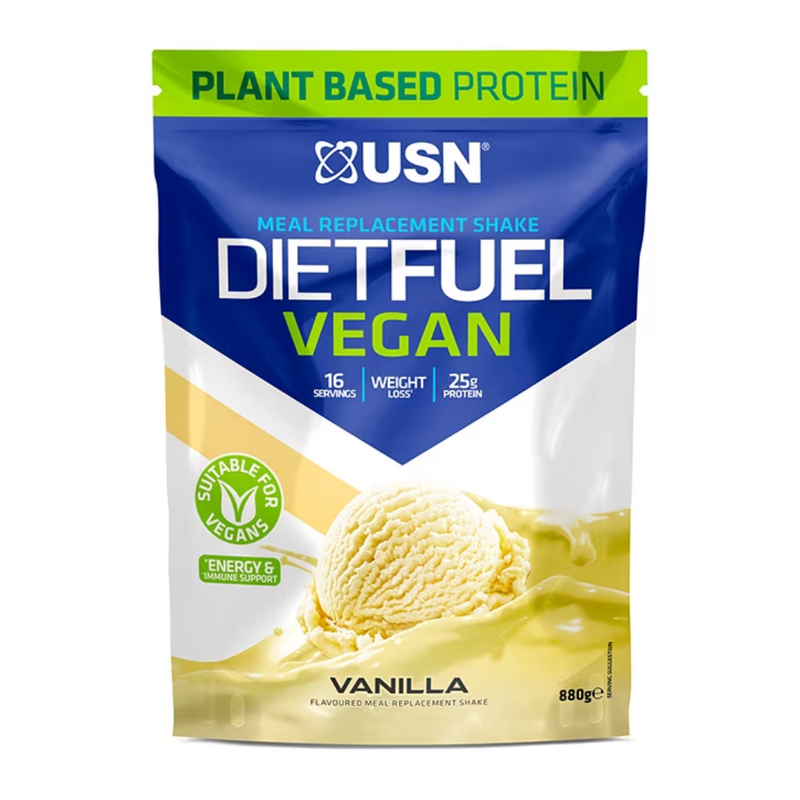 USN Diet Fuel Vegan Meal Replacement Shake Vanilla 880g | London Grocery