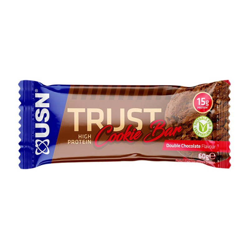USN Trust Cookie Bar Double Chocolate 60g | London Grocery