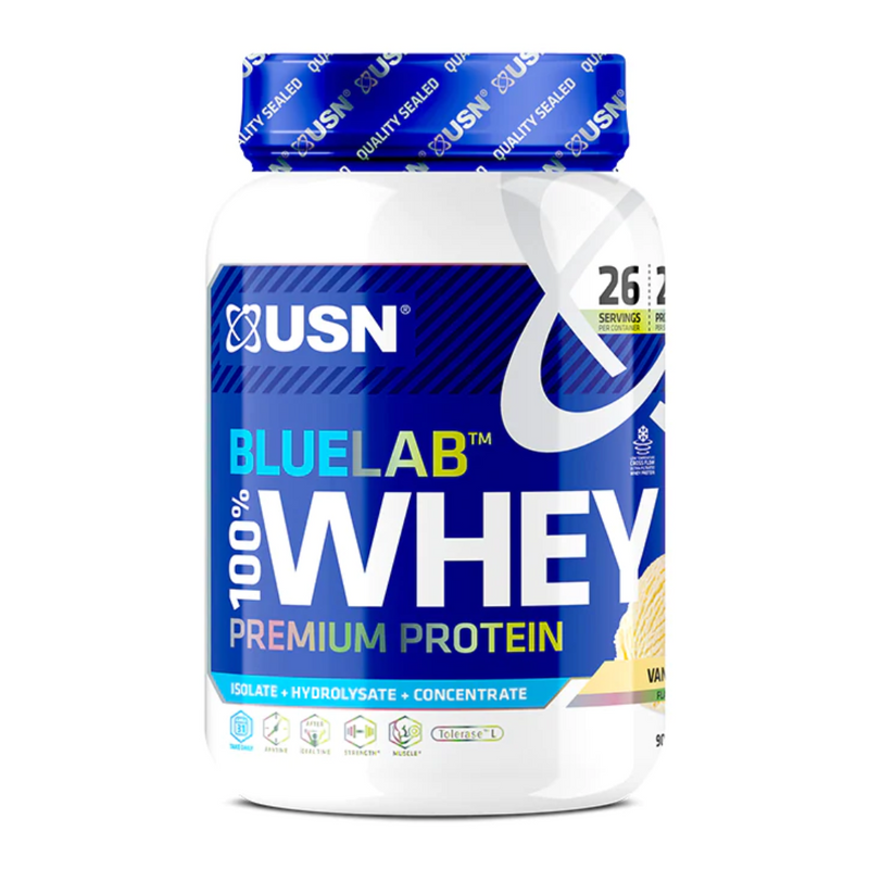 USN Blue Lab Whey Premium Protein Powder Vanilla 908g | London Grocery