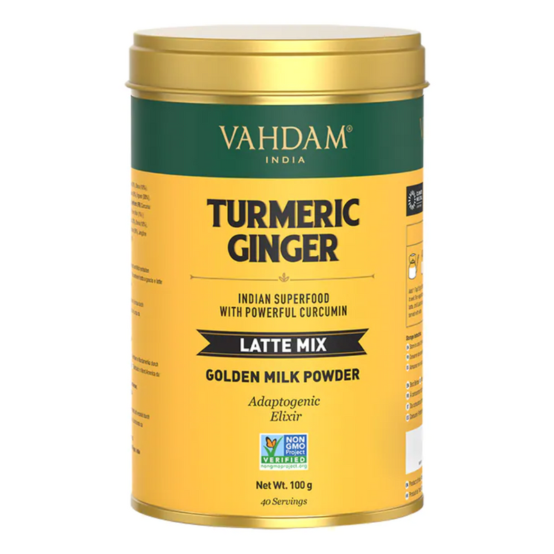 Vahdam Turmeric Ginger Latte Mix 100g | London Grocery