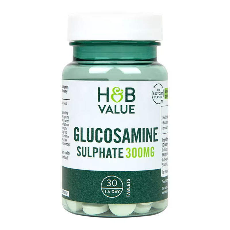 H&B Value Glucosamine Sulphate 300mg 30 Tablets | London Grocery