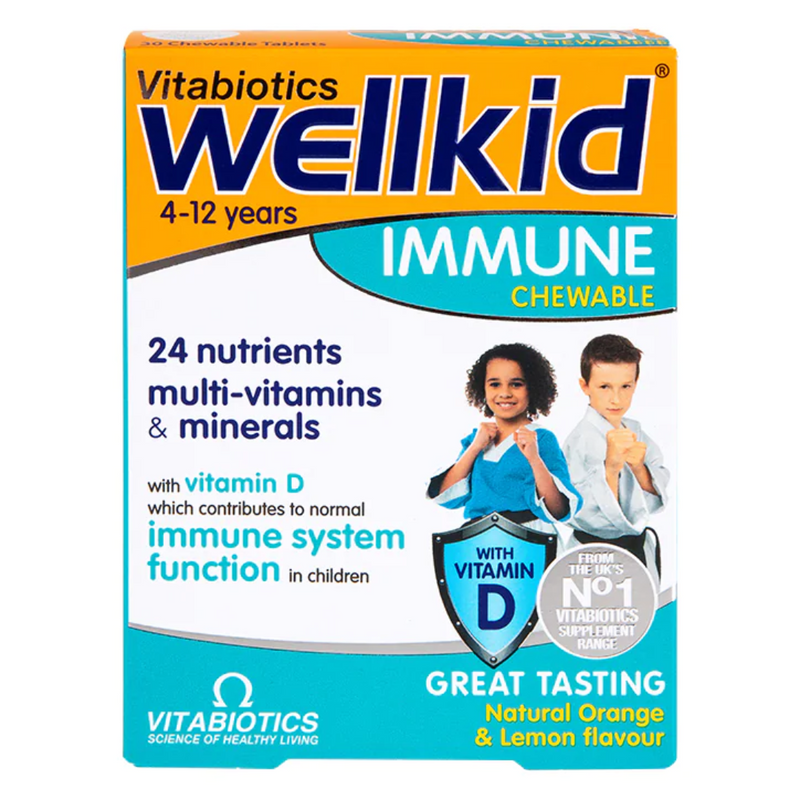Vitabiotics Wellkid Immune 30 Chewables | London Grocery