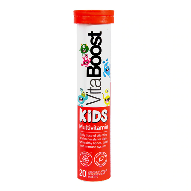 Vitaboost Kids Multivitamin Effervescent 20 Tablets | London Grocery