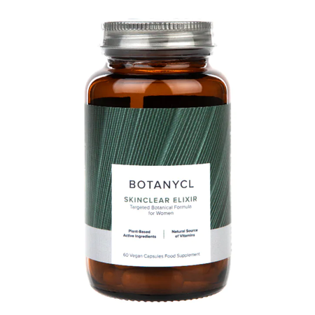 Botanycl Skinclear Elixir Vegan with Coconut Oil Powder 60 Capsules | London Grocery