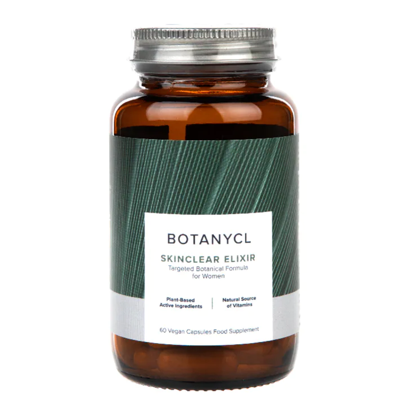 Botanycl Skinclear Elixir Vegan with Coconut Oil Powder 60 Capsules | London Grocery
