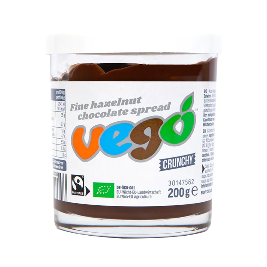 Buy Vego Fine Hazelnut Crunchy Chocolate Spread 200g London Grocery
