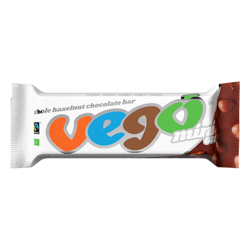 Vego Organic Hazelnut Chocolate Bar 65g | London Grocery