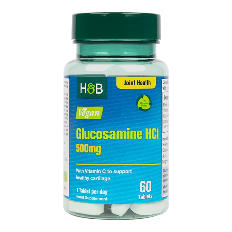 Holland & Barrett Vegan Glucosamine 500mg 60 Tablets | London Grocery