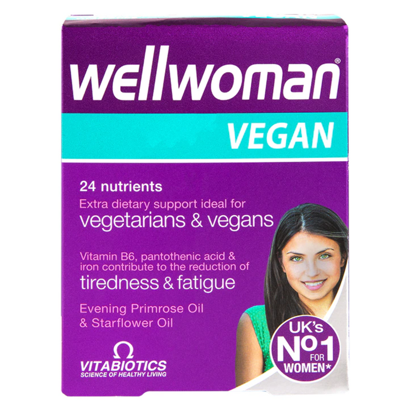 Vitabiotics Wellwoman Vegan Extra Dietary Support 60 Tablets | London Grocery