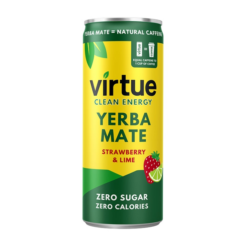 Virtue Yerba Mate Strawberry & Lime 250ml | London Grocery