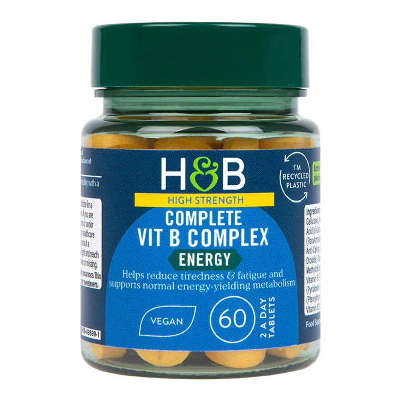 Holland & Barrett High Strength Complete Vit B Complex 60 Tablets | London Grocery