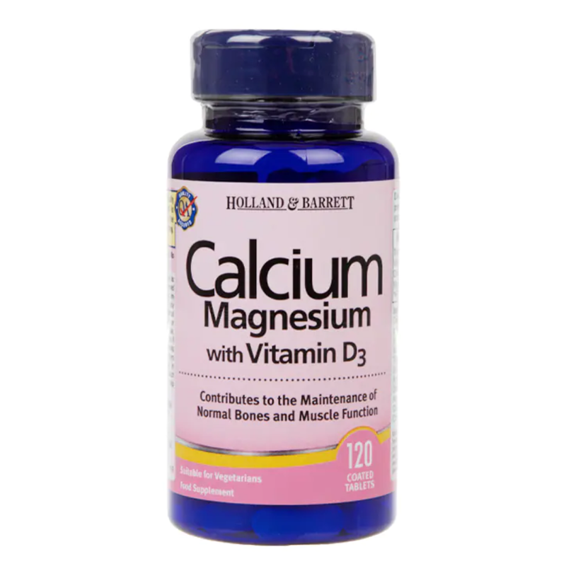 Holland & Barrett Calcium and Magnesium with Vitamin D3 120 Tablets | London Grocery